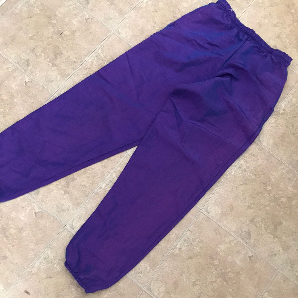 Vintage purple iridescent sweatpants